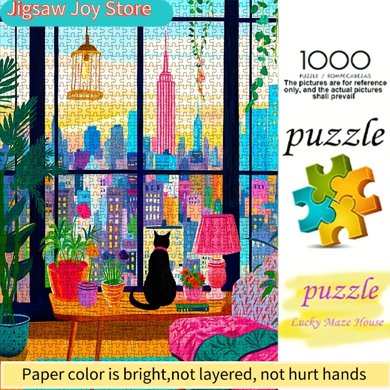 ปริศนากระดาษ DIY, วิวกลางคืนขอ - Plant Parent บทวิจารณ์และราคา