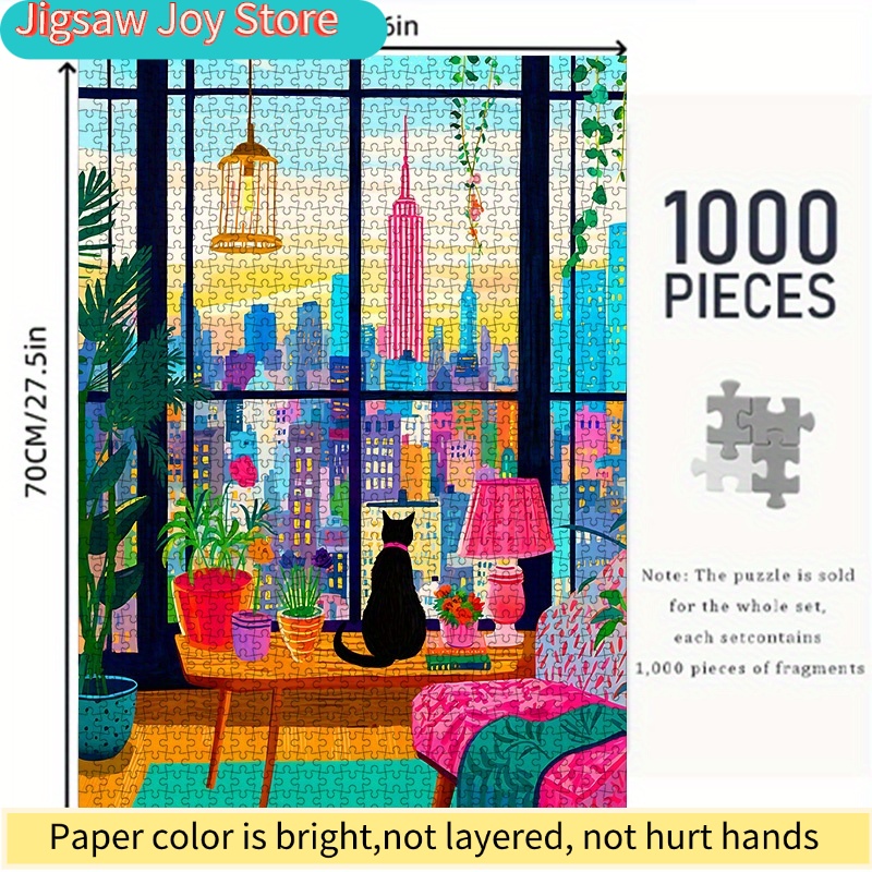 ปริศนากระดาษ DIY, วิวกลางคืนขอ - Plant Parent บทวิจารณ์และราคา