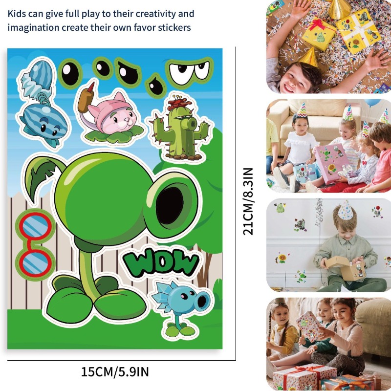 พืชปะทะซอมบี้ สติกเกอร์การ์ตูน - Plant Parent Vs Plantin บทวิจารณ์และราคา